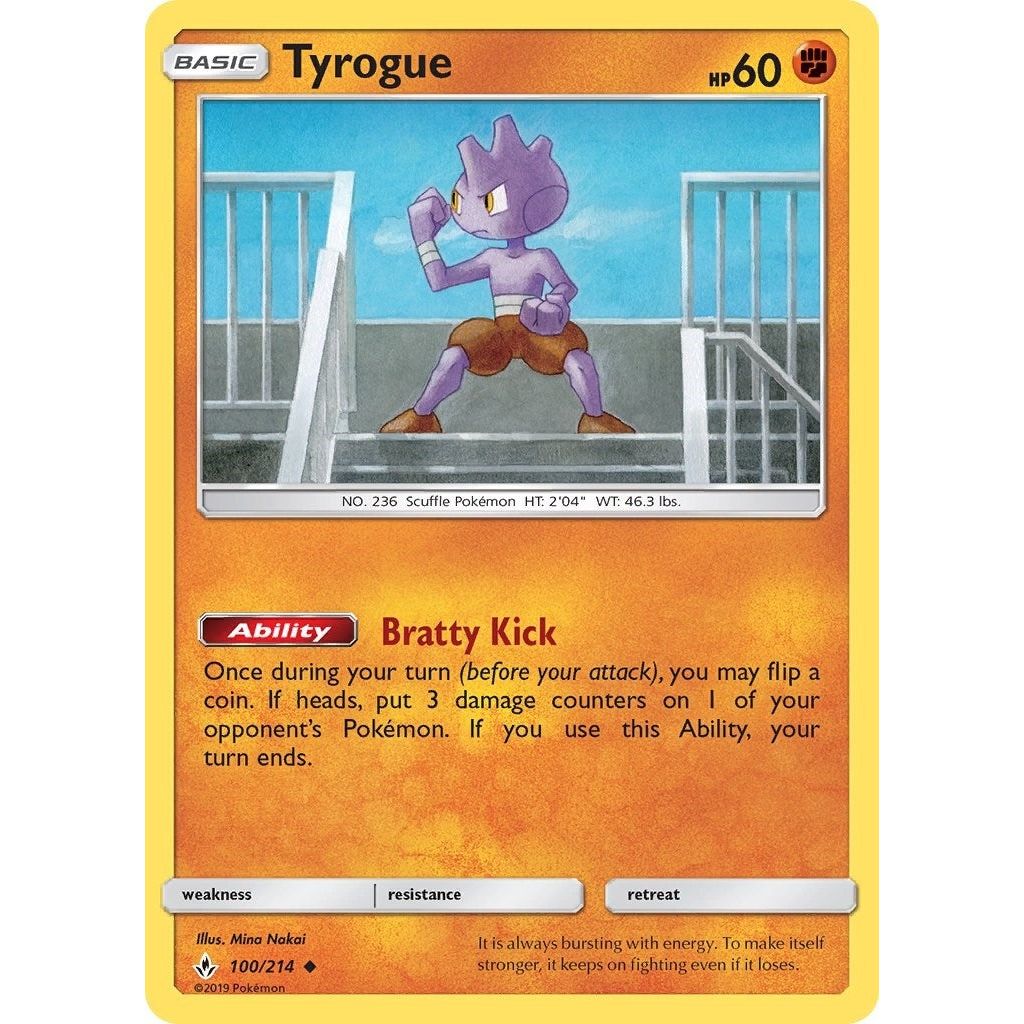 Image for Tyrogue (100/214) (SM10) - Pokemon