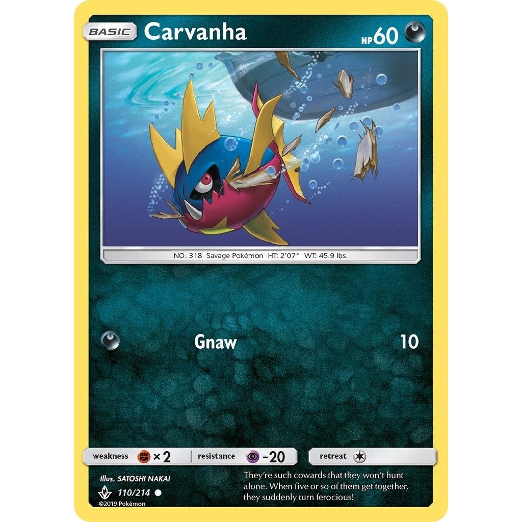 Image for Carvanha (110/214) (SM10) - Pokemon