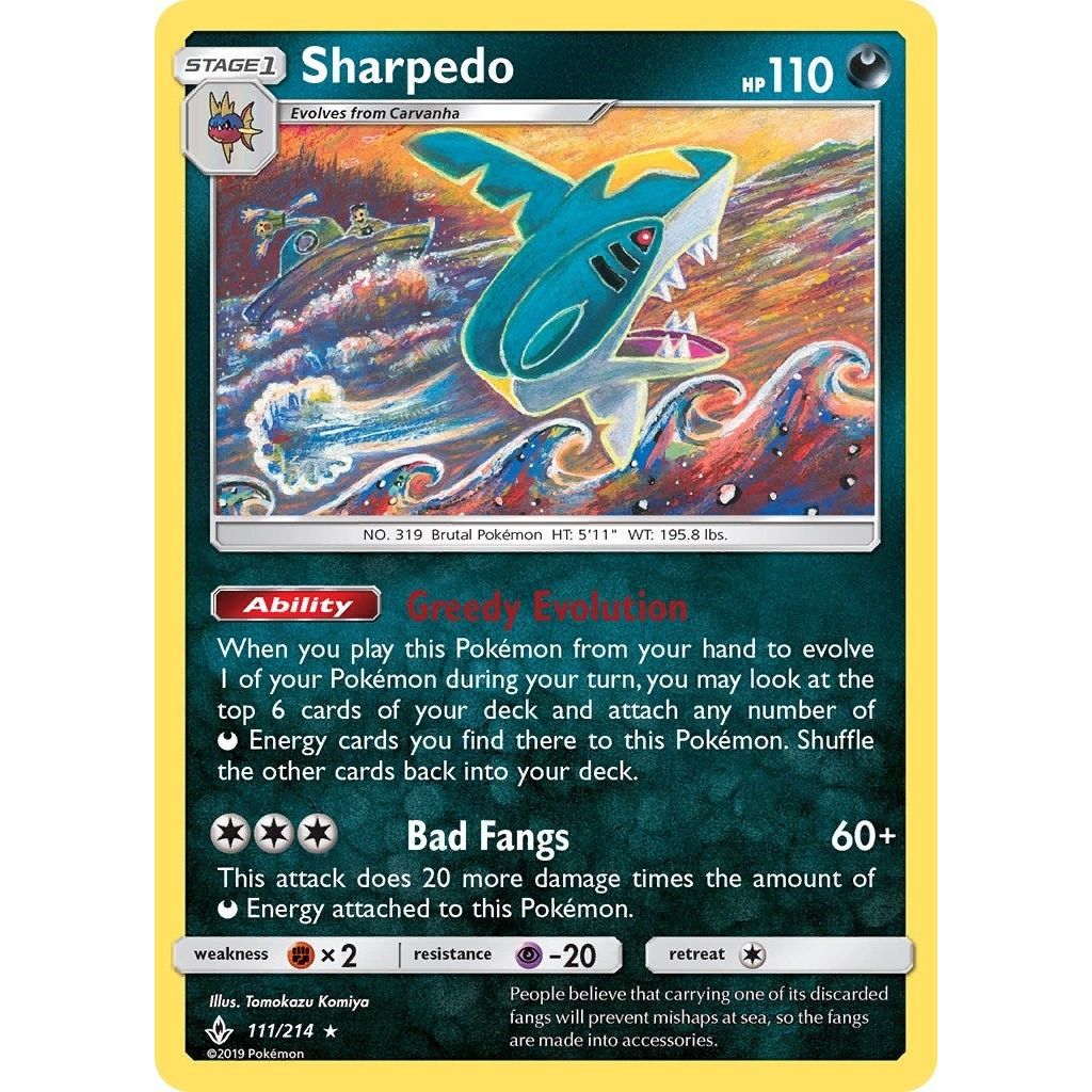 Image for Sharpedo (111/214) (SM10) - Pokemon