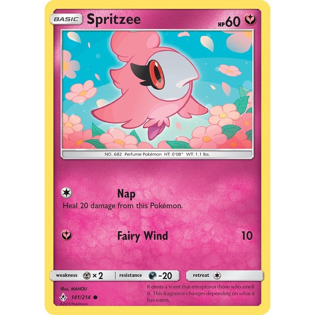 Image for Spritzee (141/214) (SM10) - Pokemon