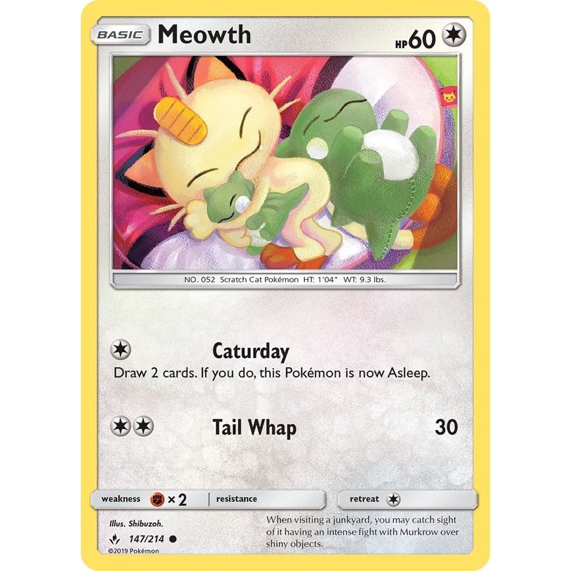 Image for Meowth (147/214) (SM10) - Pokemon