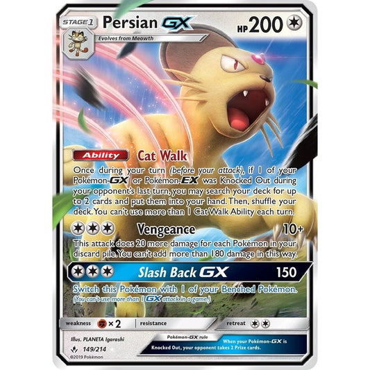 Image for Persian GX (149/214) (SM10) - Pokemon