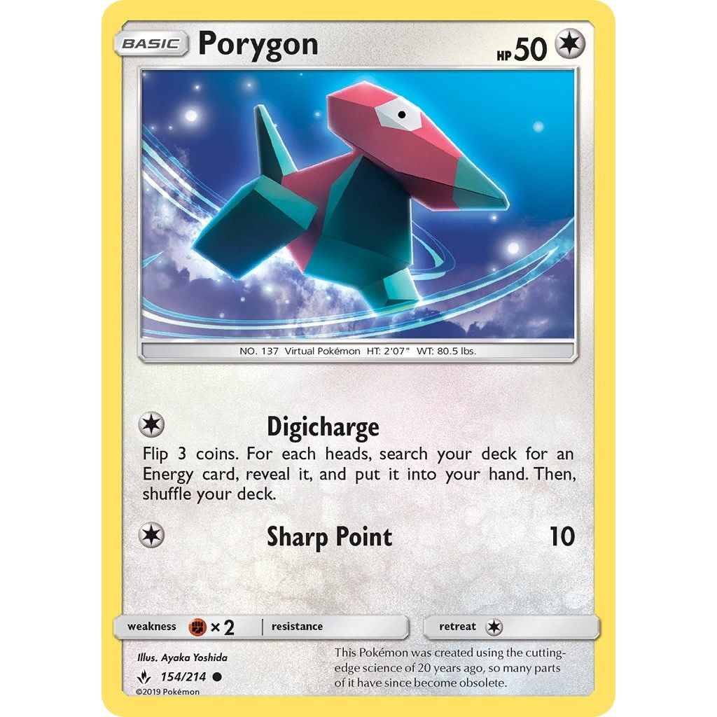 Image for Porygon (154) (154/214) (SM10) - Pokemon