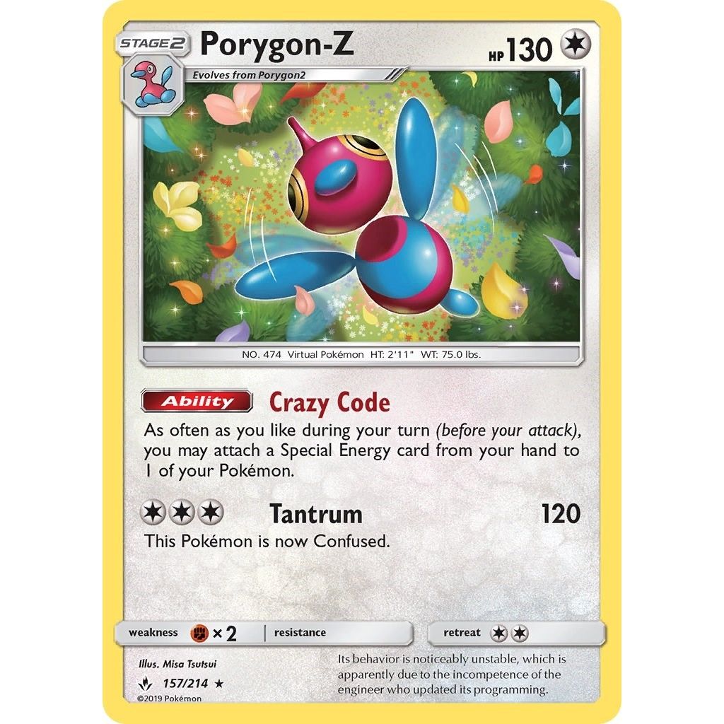 Image for Porygon-Z (157/214) (SM10) - Pokemon