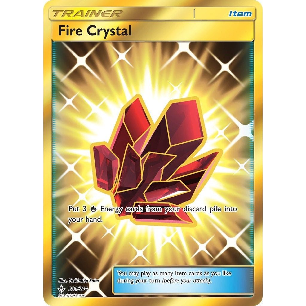 Image for Fire Crystal (Secret) (231/214) (SM10) - Pokemon