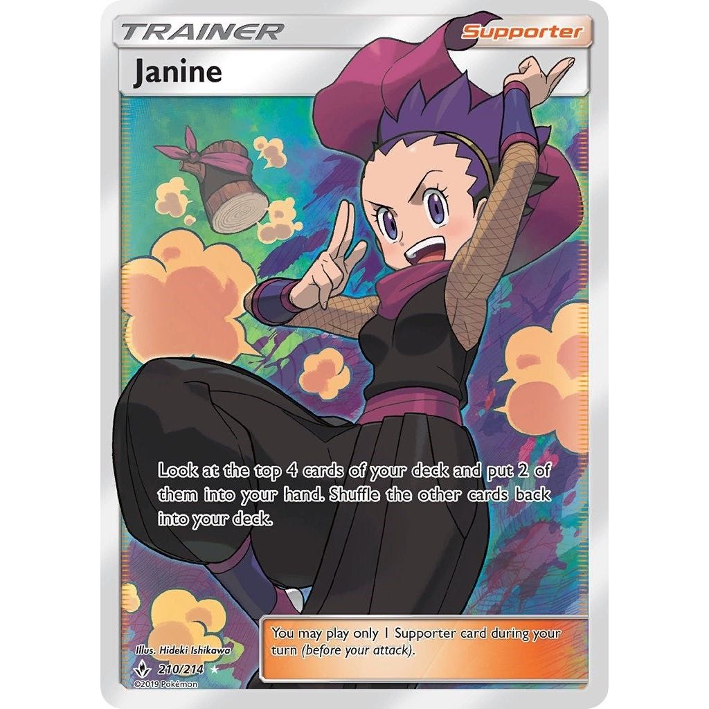 Image for Janine (Full Art) (210/214) (SM10) - Pokemon
