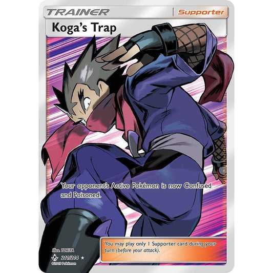 Image for Koga's Trap (Full Art) (211/214) (SM10) - Pokemon