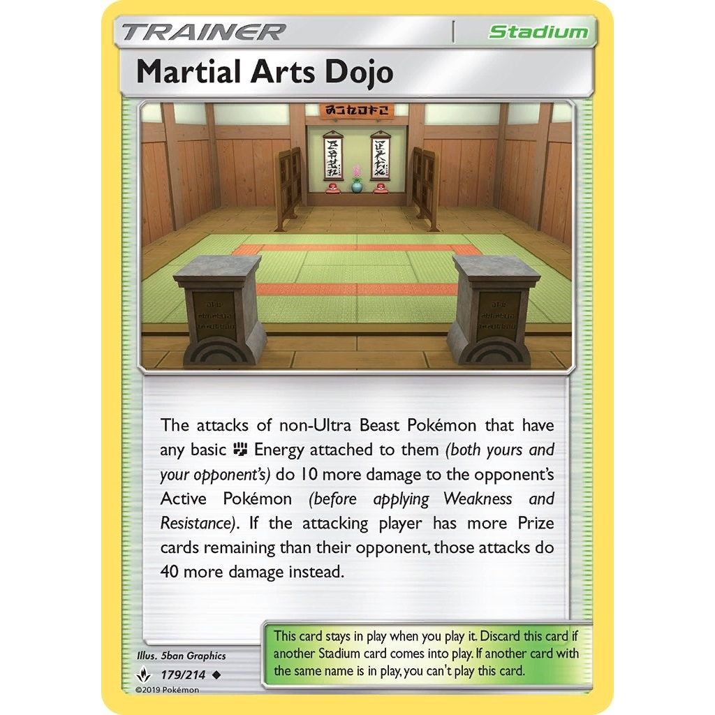 Image for Martial Arts Dojo (179/214) (SM10) - Pokemon