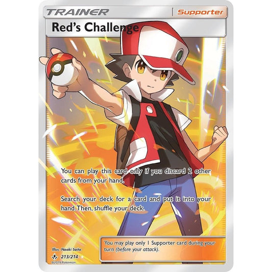Image for Red's Challenge (Full Art) (213/214) (SM10) - Pokemon