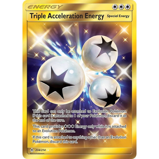 Image for Triple Acceleration Energy (Secret) (234/214) (SM10) - Pokemon