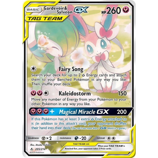 Image for Gardevoir & Sylveon GX (205) (Alternate Full Art) (205/214) (SM10) - Pokemon