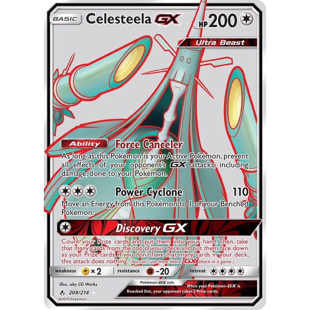 Image for Celesteela GX (Full Art) (208/214) (SM10) - Pokemon