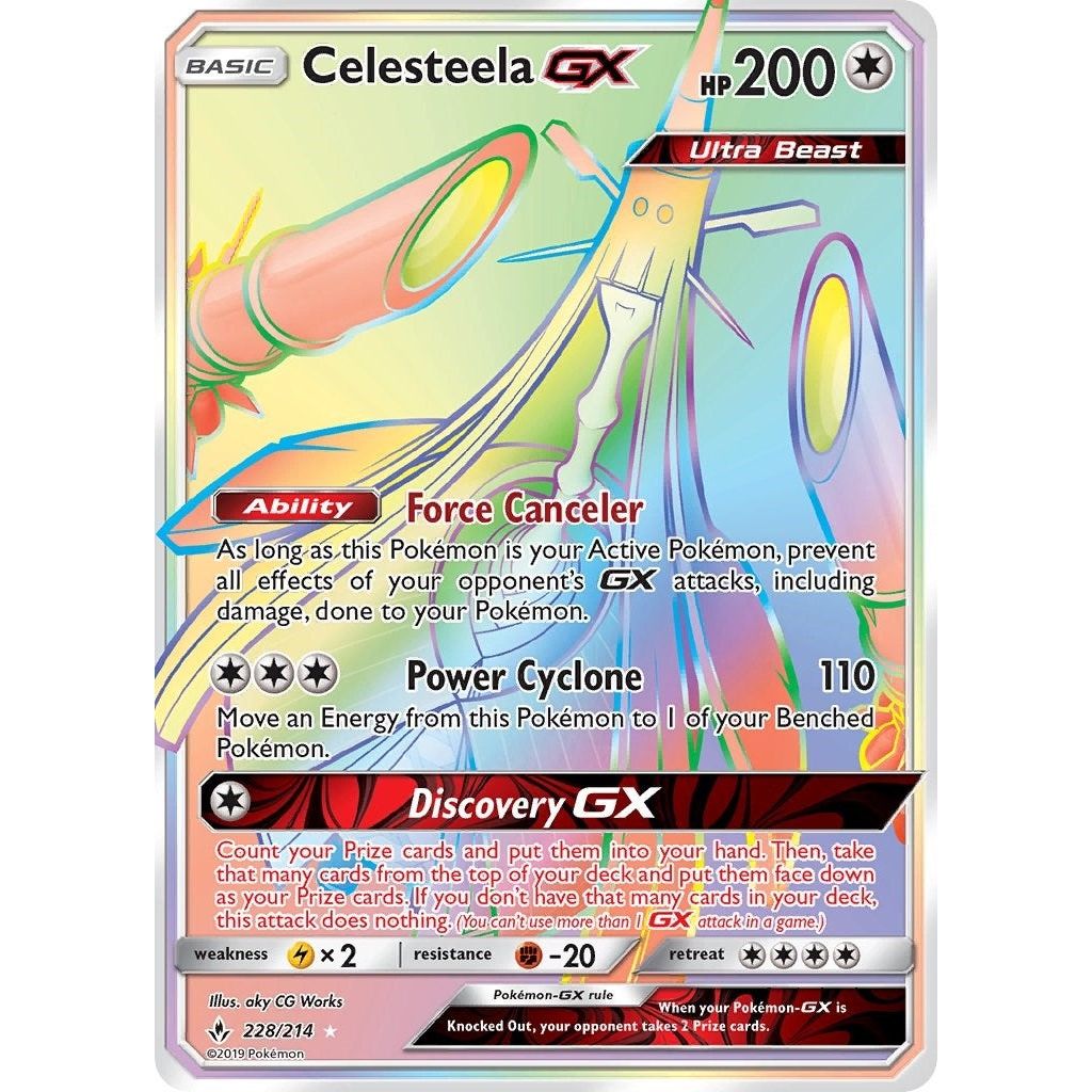 Image for Celesteela GX (Secret) (228/214) (SM10) - Pokemon