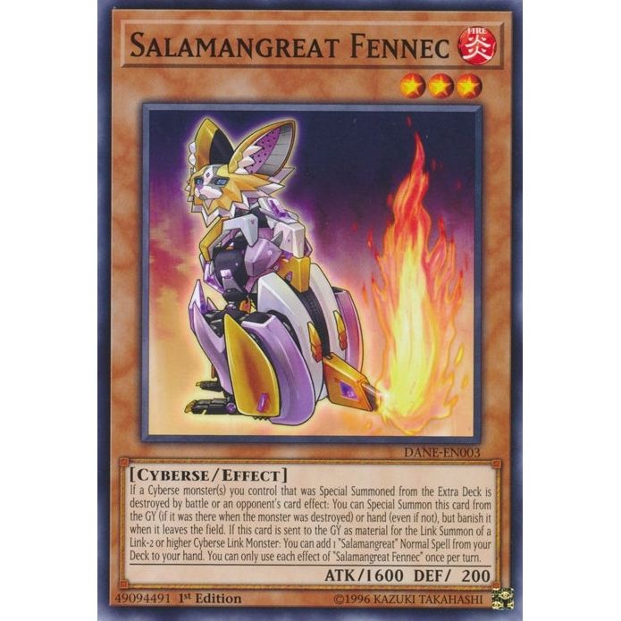 Image for Salamangreat Fennec (DANE-EN003) (DANE) - YuGiOh