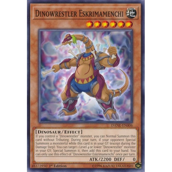 Image for Dinowrestler Eskrimamenchi (DANE-EN006) (DANE) - YuGiOh