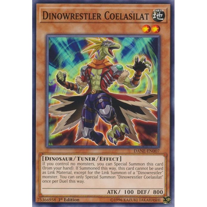 Image for Dinowrestler Coelasilat (DANE-EN007) (DANE) - YuGiOh