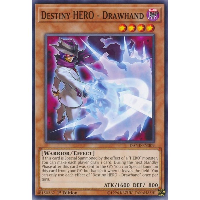 Image for Destiny HERO - Drawhand (DANE-EN009) (DANE) - YuGiOh