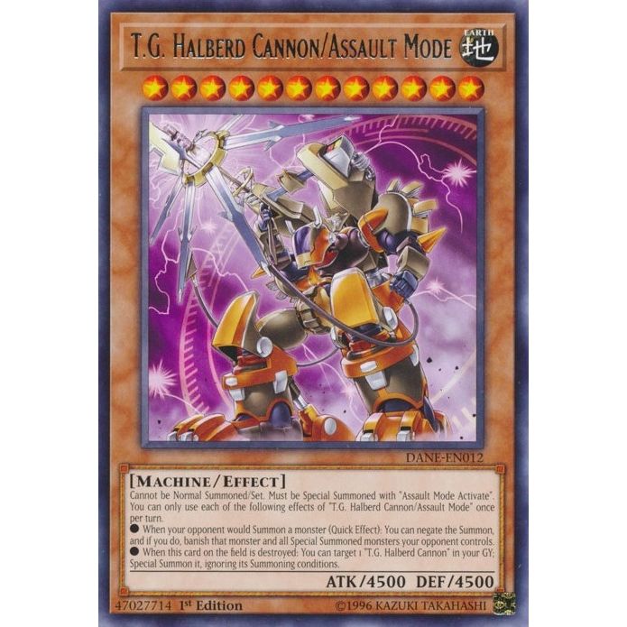 Image for T.G. Halberd Cannon/Assault Mode (DANE-EN012) (DANE) - YuGiOh