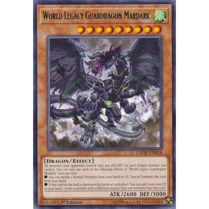 Image for World Legacy Guardragon Mardark (DANE-EN018) (DANE) - YuGiOh
