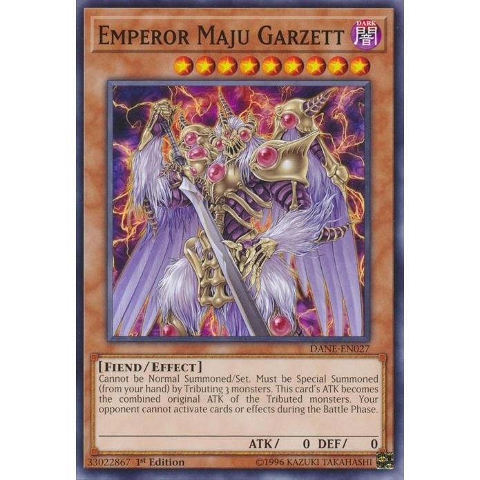 Image for Emperor Maju Garzett (DANE-EN027) (DANE) - YuGiOh