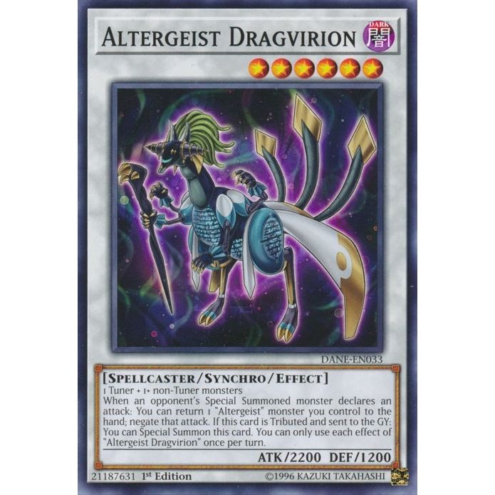 Image for Altergeist Dragvirion (DANE-EN033) (DANE) - YuGiOh