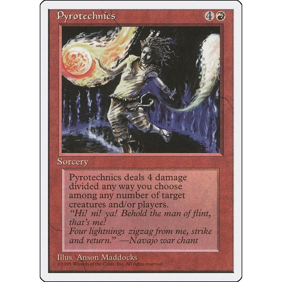 Image for Pyrotechnics (4ED) - Magic: The Gathering