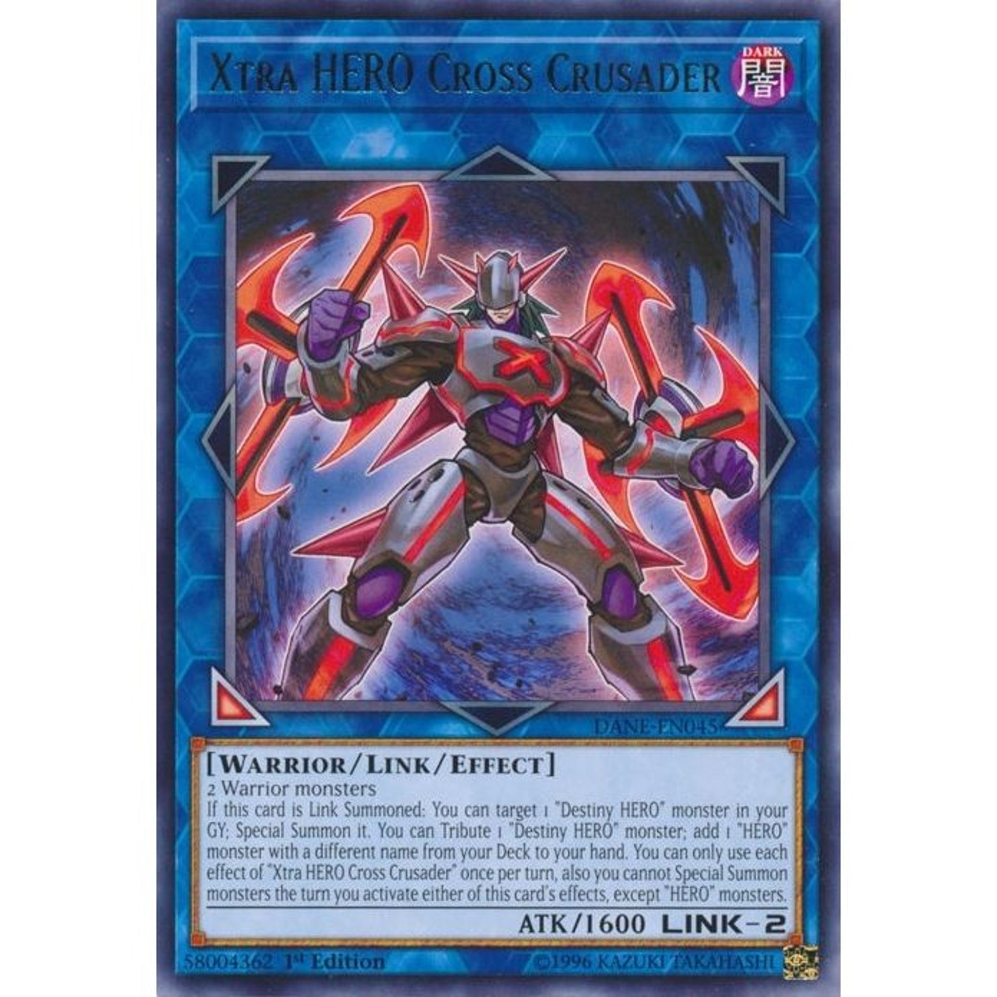 Image for Xtra HERO Cross Crusader (DANE-EN045) (DANE) - YuGiOh