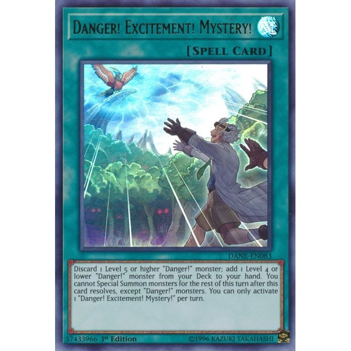 Image for Danger! Excitement! Mystery! (DANE-EN083) (DANE) - YuGiOh