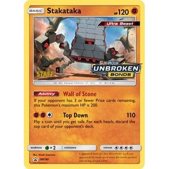 Image for Stakataka - SM180 (Prerelease) [Staff] (SM180) (SMP) - Pokemon