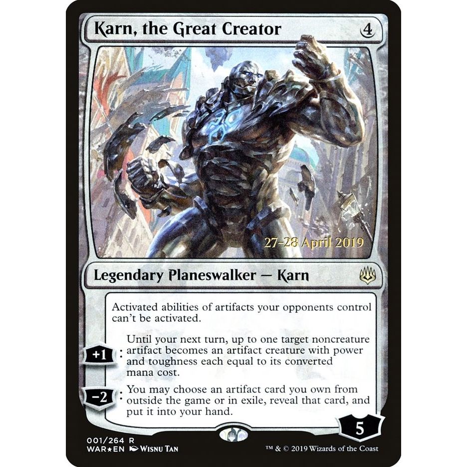 Image for Karn, the Great Creator (1) (PRE) - Magic: The Gathering