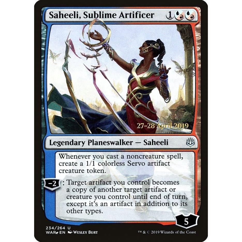Image for Saheeli, Sublime Artificer (234) (PRE) - Magic: The Gathering