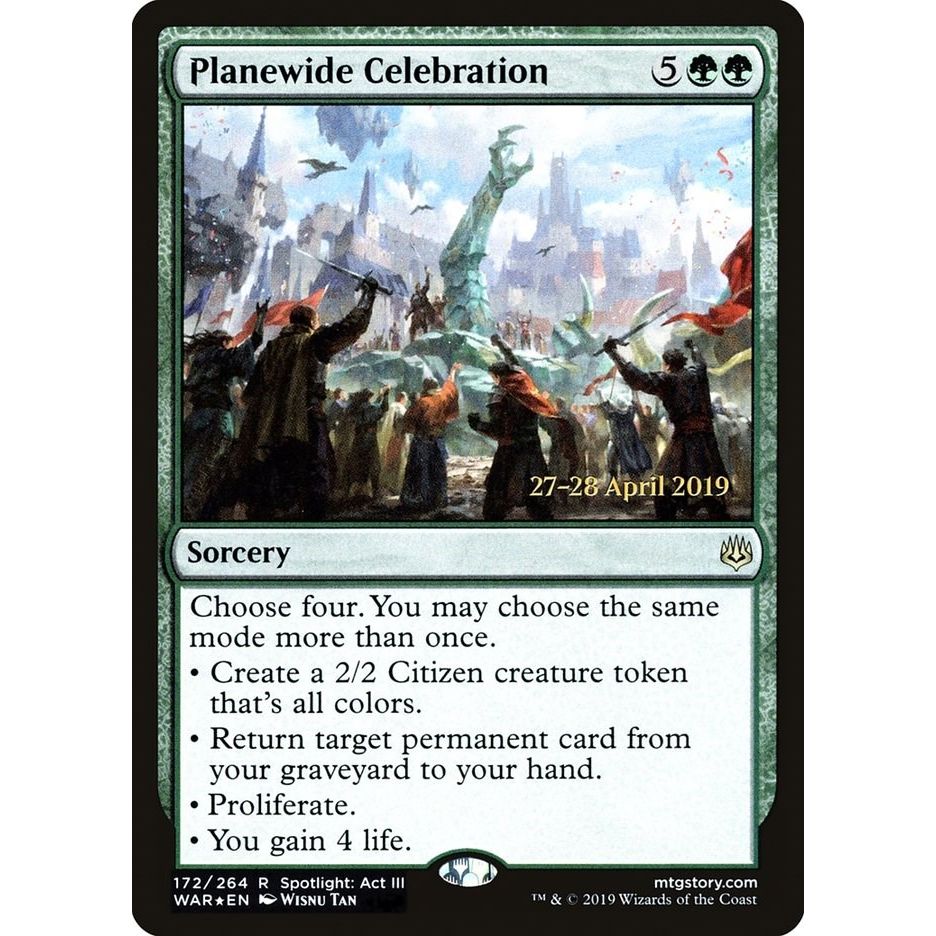 Image for Planewide Celebration (172) (PRE) - Magic: The Gathering