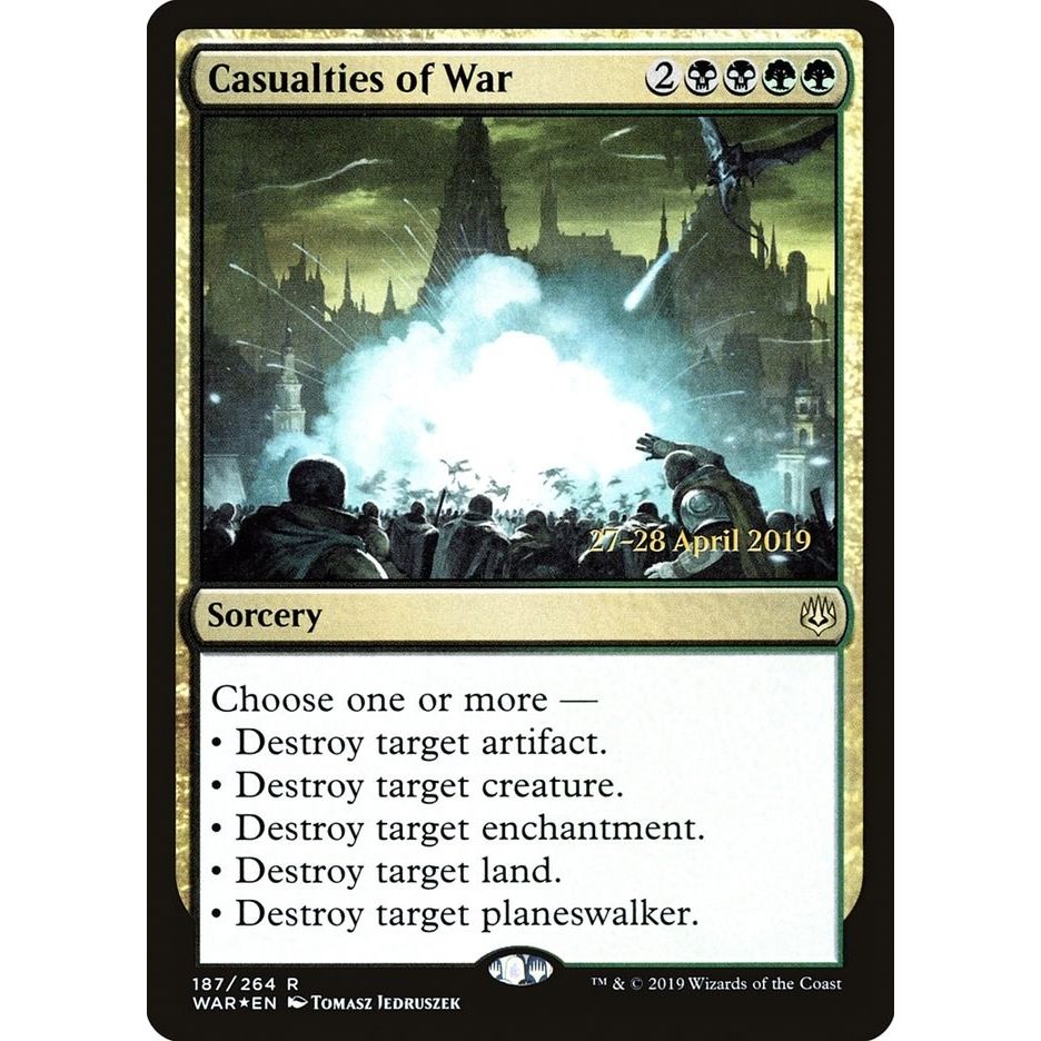 Image for Casualties of War (187) (PRE) - Magic: The Gathering
