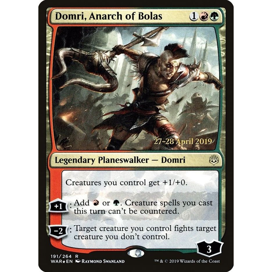 Image for Domri, Anarch of Bolas (191) (PRE) - Magic: The Gathering
