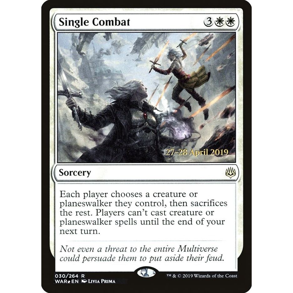 Image for Single Combat (30) (PRE) - Magic: The Gathering
