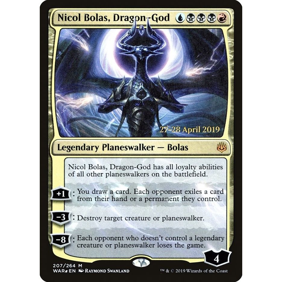 Image for Nicol Bolas, Dragon-God (207) (PRE) - Magic: The Gathering