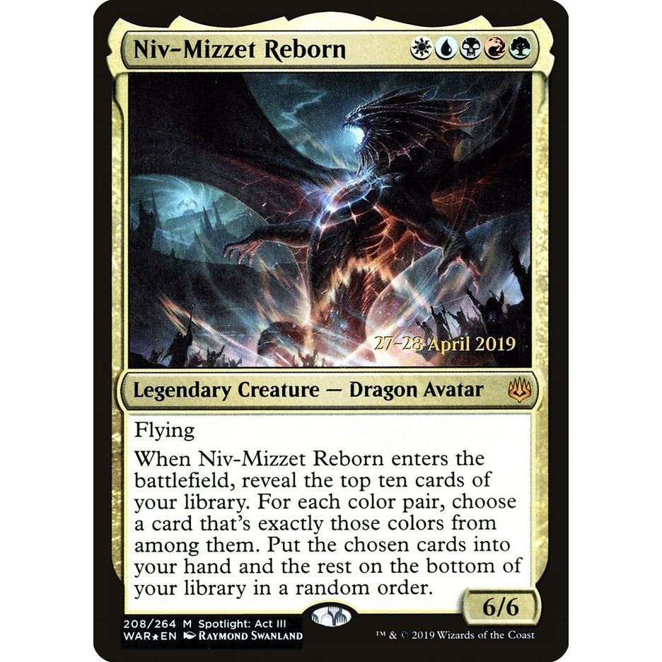 Image for Niv-Mizzet Reborn (208) (PRE) - Magic: The Gathering