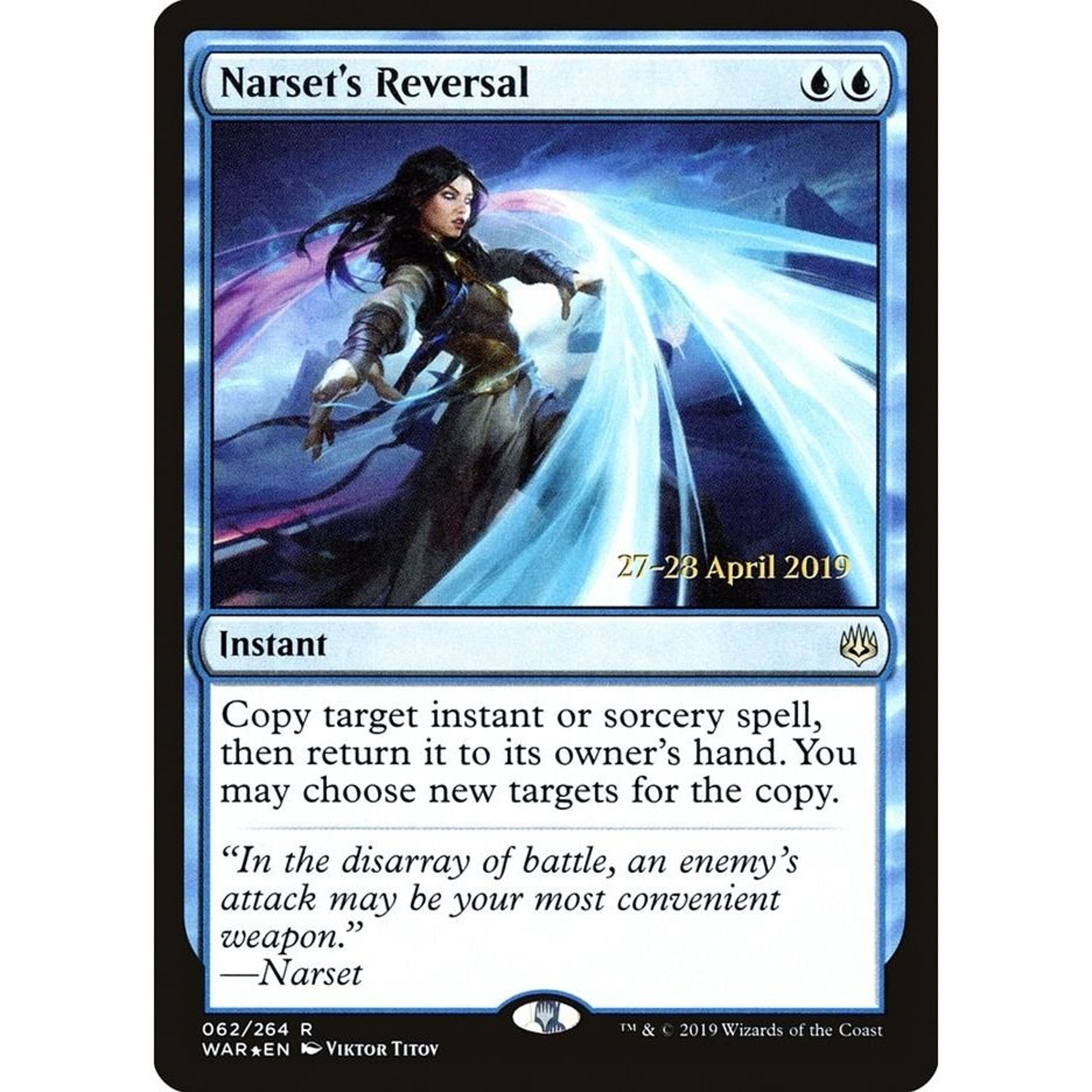Image for Narset's Reversal (62) (PRE) - Magic: The Gathering