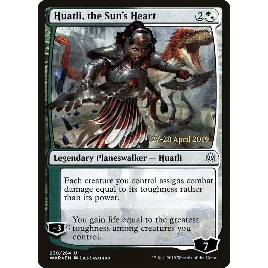 Image for Huatli, the Sun's Heart (230) (PRE) - Magic: The Gathering