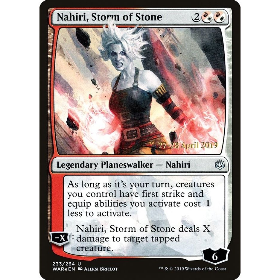 Image for Nahiri, Storm of Stone (233) (PRE) - Magic: The Gathering