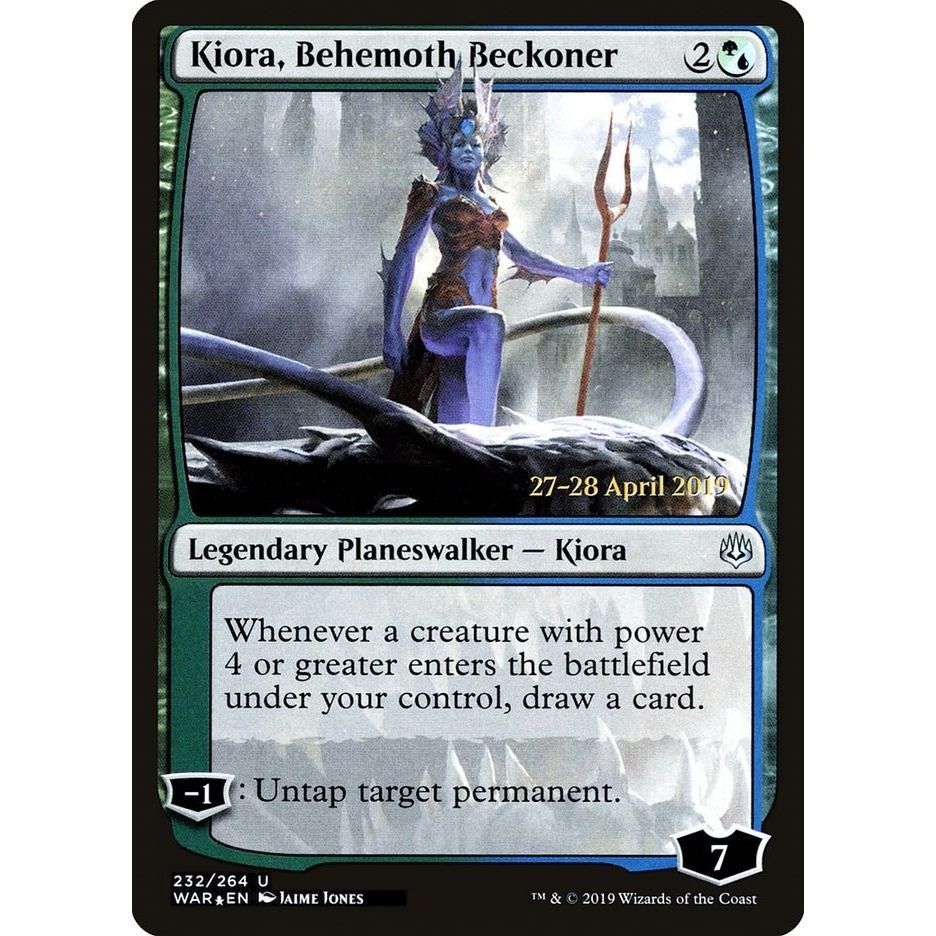 Image for Kiora, Behemoth Beckoner (232) (PRE) - Magic: The Gathering