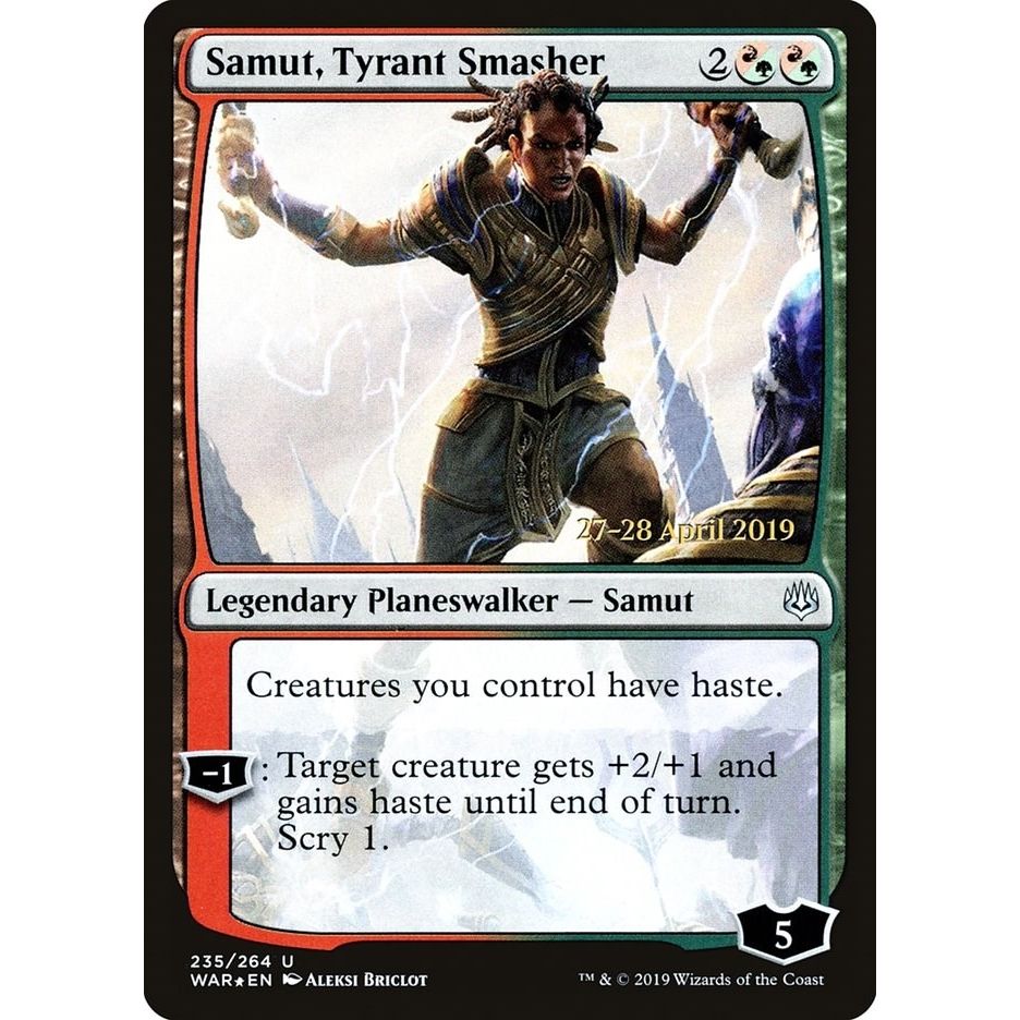 Image for Samut, Tyrant Smasher (235) (PRE) - Magic: The Gathering