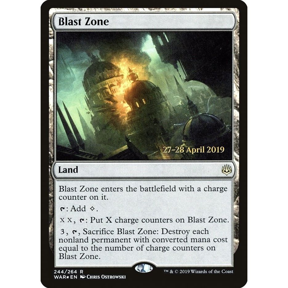 Image for Blast Zone (WAR) (244) (PRE) - Magic: The Gathering