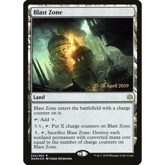 Image for Blast Zone (WAR) (244) (PRE) - Magic: The Gathering