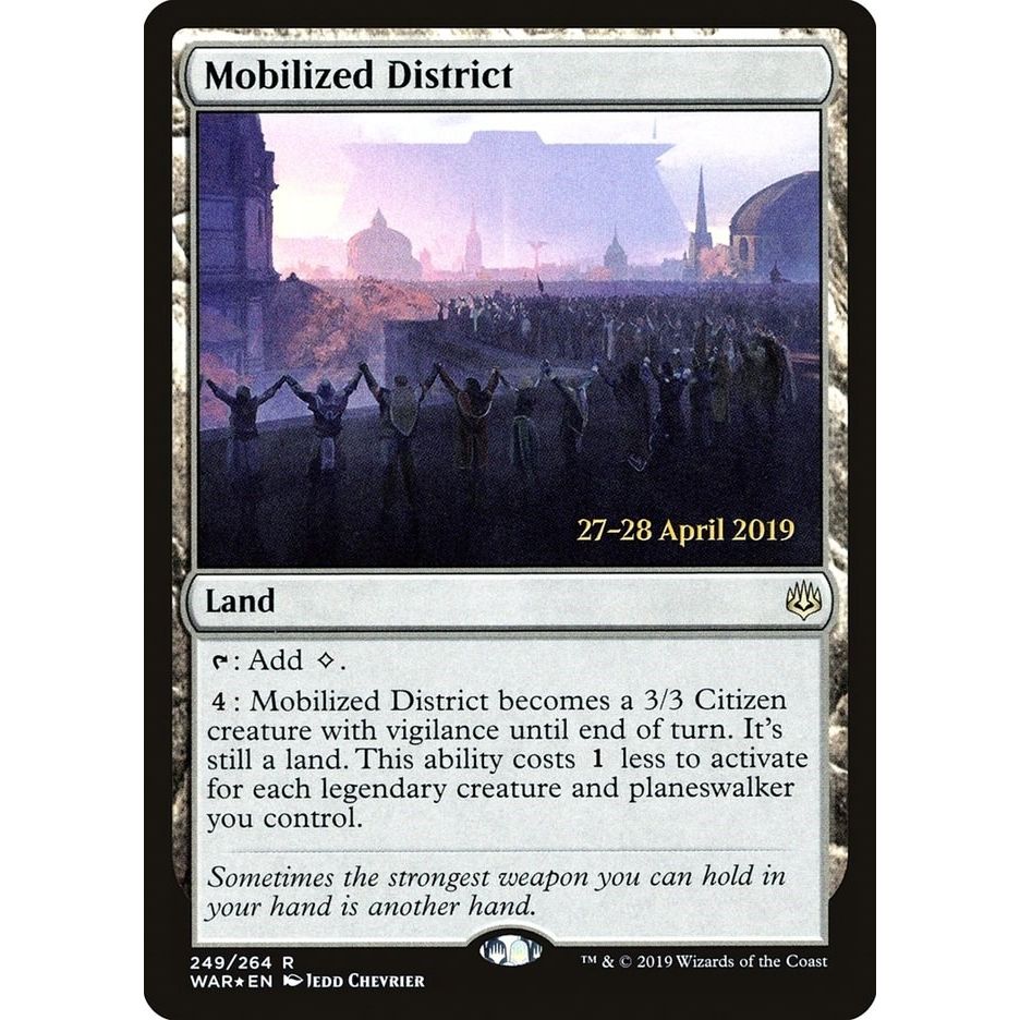 Image for Mobilized District (249) (PRE) - Magic: The Gathering