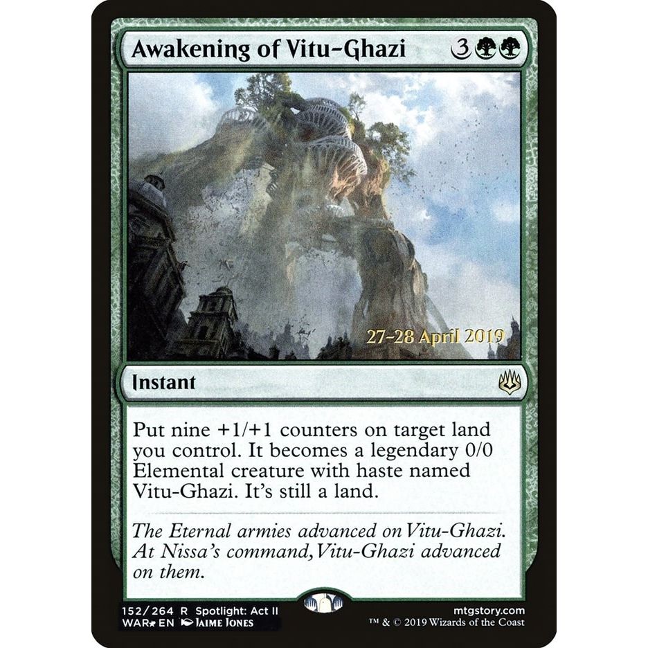 Image for Awakening of Vitu-Ghazi (152) (PRE) - Magic: The Gathering
