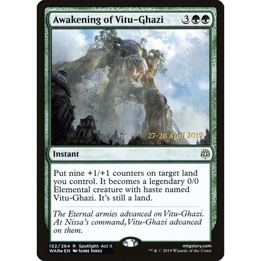 Image for Awakening of Vitu-Ghazi (152) (PRE) - Magic: The Gathering