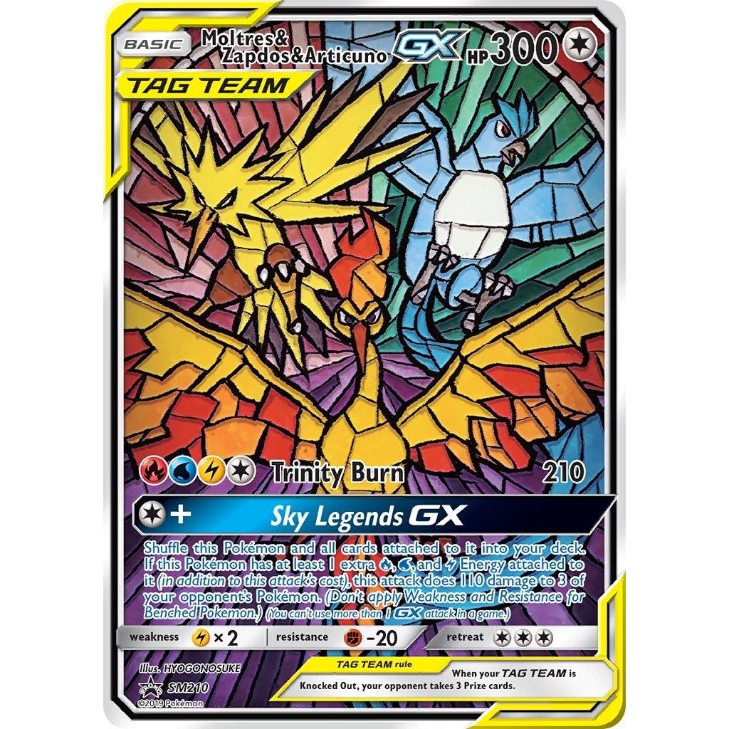 Image for Moltres & Zapdos & Articuno GX (SM210) (SMP) - Pokemon