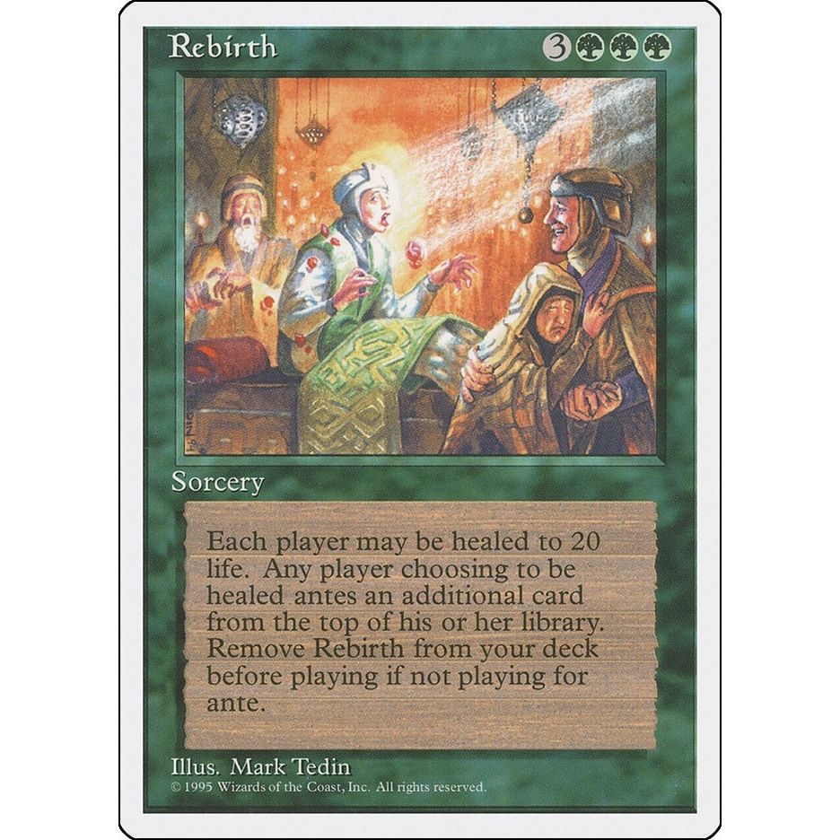 Image for Rebirth (4ED) - Magic: The Gathering