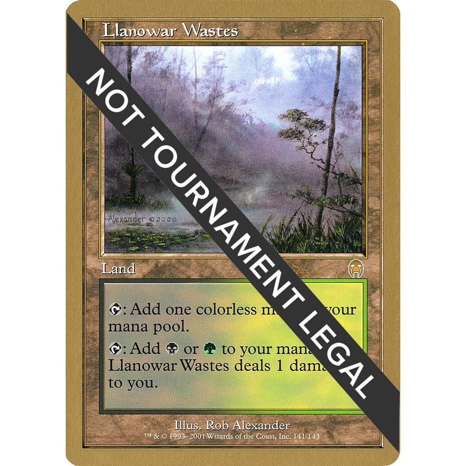 Image for Llanowar Wastes - 2001 Jan Tomcani (APC) (WCD) - Magic: The Gathering
